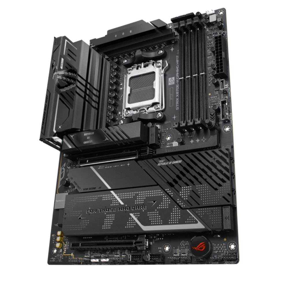 Placa Mãe Asus ROG Strix X870E-H Gaming WiFi7, Chipset X870E, AMD AM5, ATX, DDR5