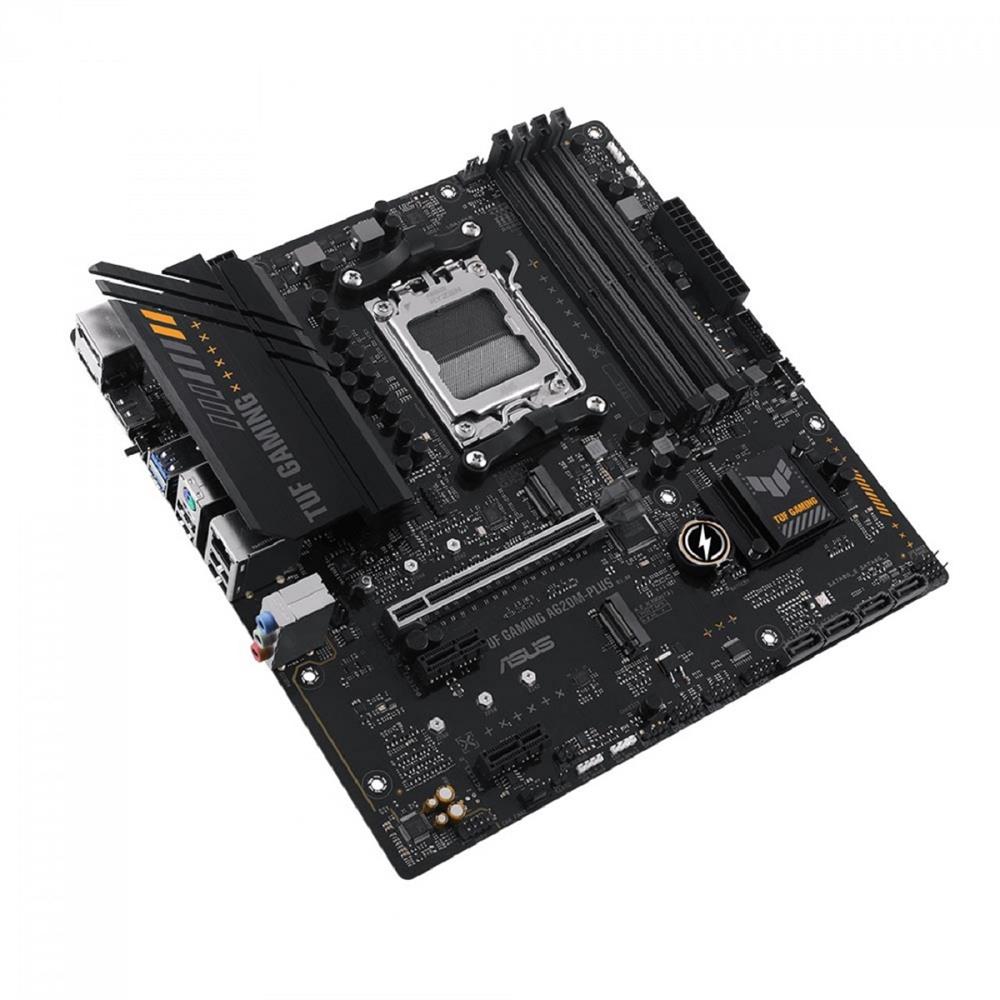 Placa Mãe Asus TUF Gaming A620M-PLUS, Chipset A620, AMD AM5, m-ATX, DDR5, 90MB1EZ0-M0EAY0
