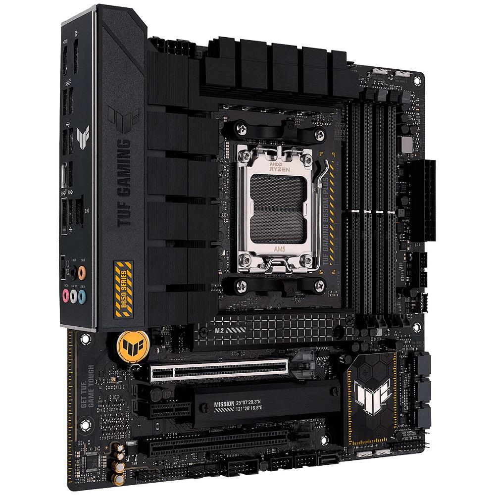 Placa Mãe Asus TUF Gaming B650M-PLUS, Chipset B650, AMD AM5, mATX, DDR5
