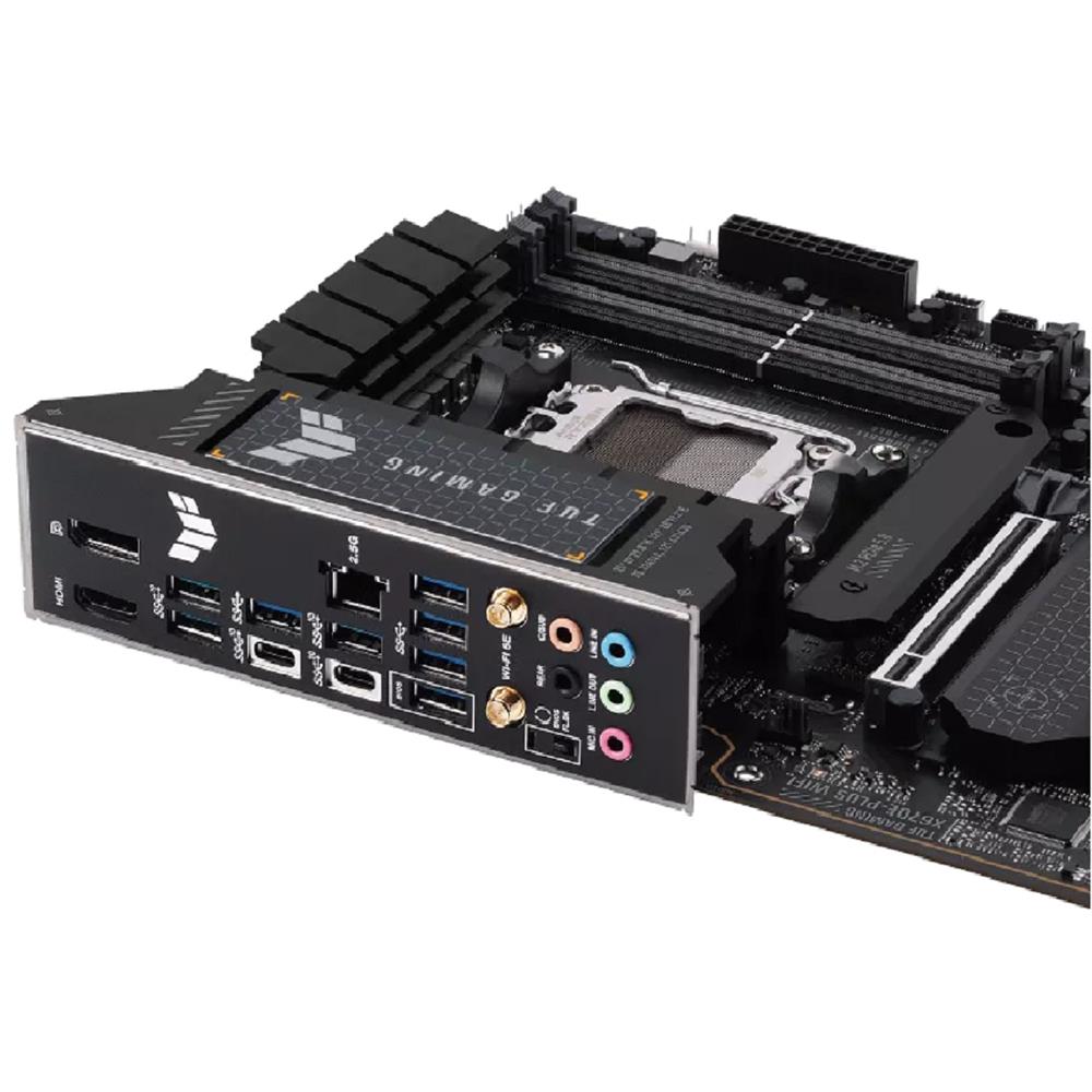 Placa Mãe ASUS TUF Gaming X670E-PLUS Wi-fi, AM5, DDR5, Displayport, HDMI, Bluetooth, PCIe, RGB