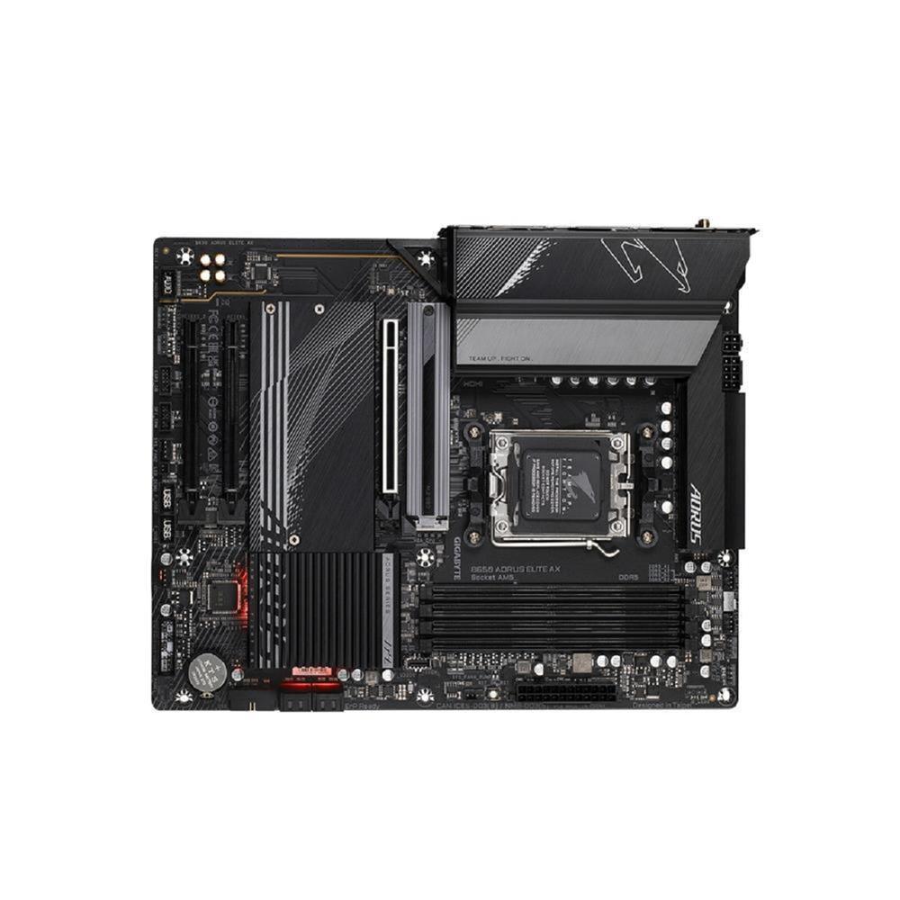 Placa Mãe Gigabyte B650 Aorus Elite AX, Wi-Fi 6E, Chipset B650, AMD AM5, ATX, DDR5
