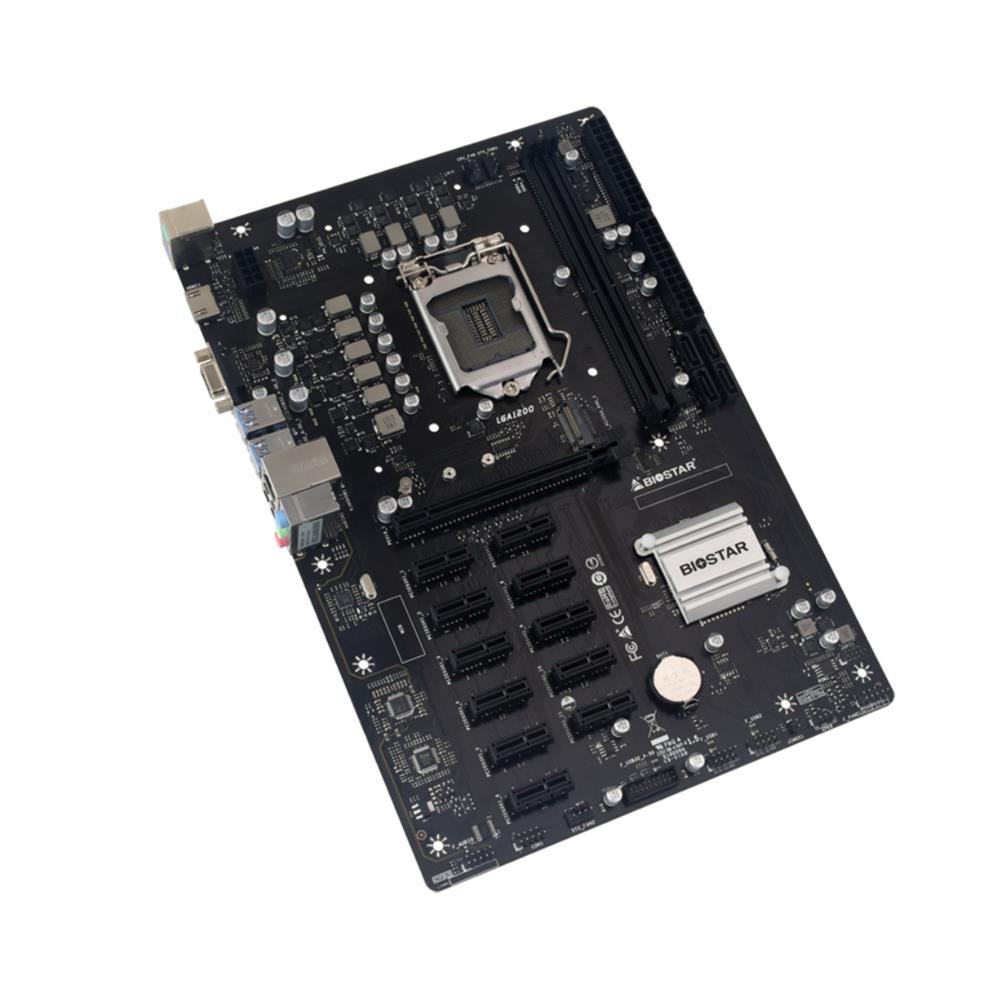 Placa mãe BIOSTAR TB560-BTC PRO 1200, Chipset Intel B560, 2 Slots DDR4, 64GB, XMP, M.2, Gigabit, ATX
