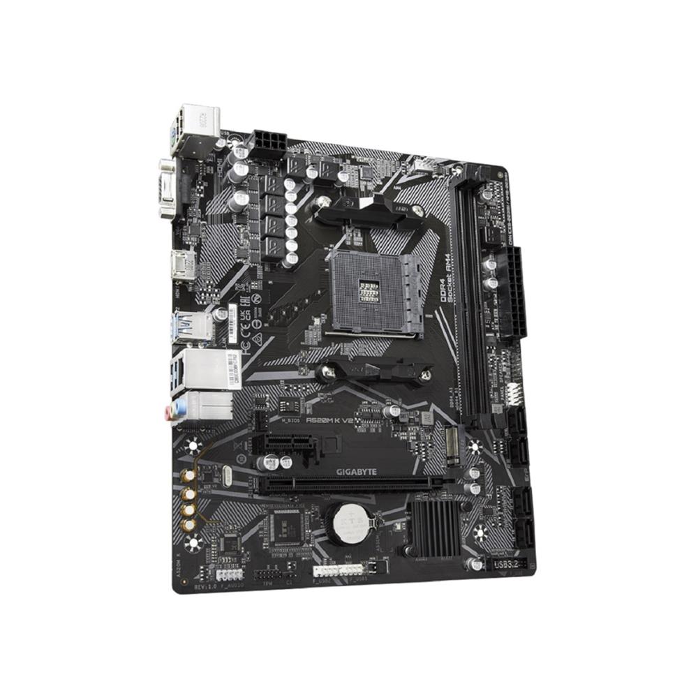 Placa Mãe Gigabyte A520M K V2, Chipset A520, AMD AM4, mATX, DDR4