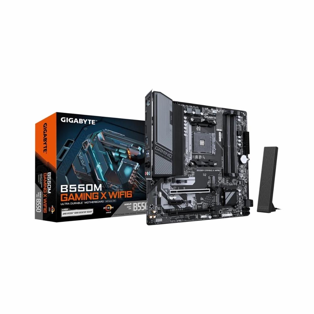 Placa Mãe Gigabyte B550M Gaming X WIFI6, Chipset AMD B550, AMD AM4, mATX, DDR4