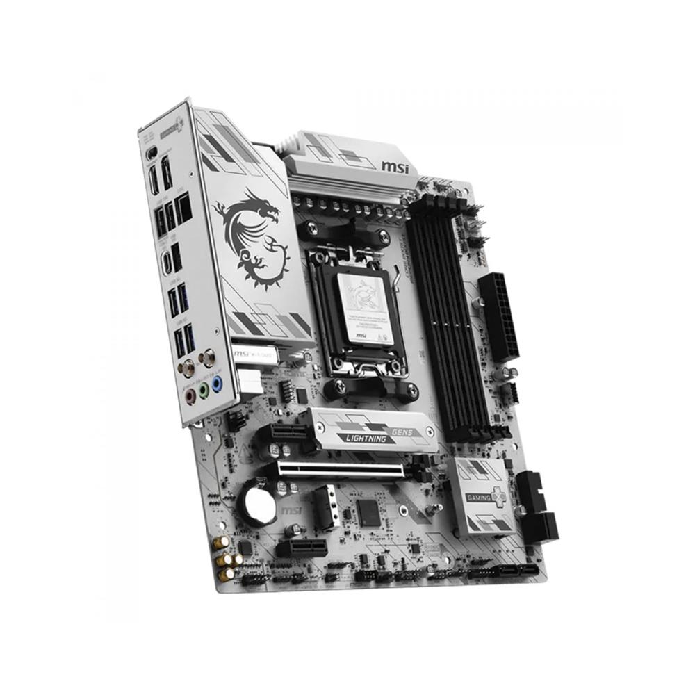 Placa Mãe MSI B850M Gaming Plus WiFi6E, AMD AM5, DDR5, Micro-ATX, Bluetooth 5.3, PCIe 4.0, M.2 Gen5