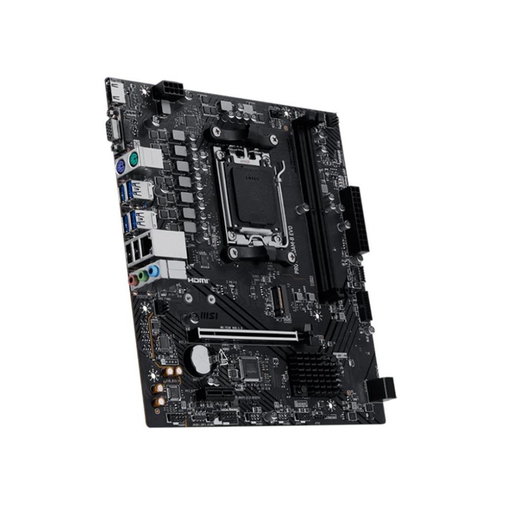 Placa Mãe MSI PRO A620AM-B EVO, AMD AM5, DDR5, Micro-ATX, HDMI, VGA, M.2 NVMe