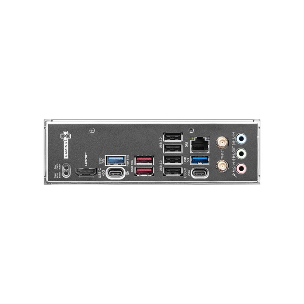 Placa Mãe MSI X870 Gaming Plus WIFI, DDR5, AM5, 5G, PCIe, USB, Preto
