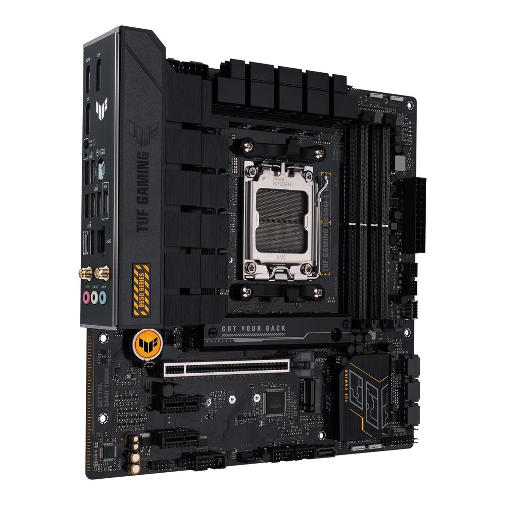 Placa Mãe Asus TUF Gaming B650M-E WIFI, Chipset B650, AMD AM5, mATX, DDR5, 90MB1FV0-M0EAY0
