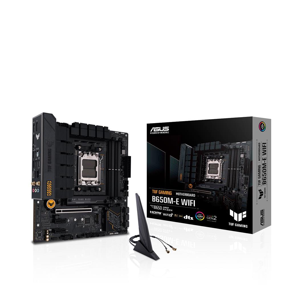 Placa Mãe Asus TUF Gaming B650M-E WIFI, Chipset B650, AMD AM5, mATX, DDR5, 90MB1FV0-M0EAY0
