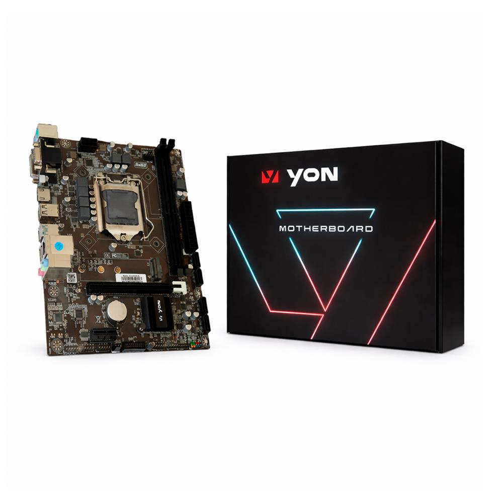 Placa Mãe YON H310G398, Chipset H310, Intel LGA 1151, mATX, DDR4