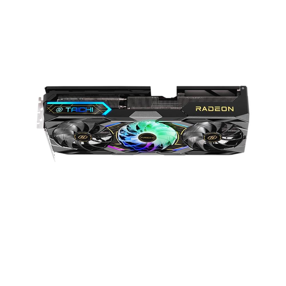 Placa de Vídeo ASRock Radeon RX 9070 XT Taichi OC, 16GB, GDDR6, 256-Bits, PCI Express 5.0, LEDs ARGB, Preto