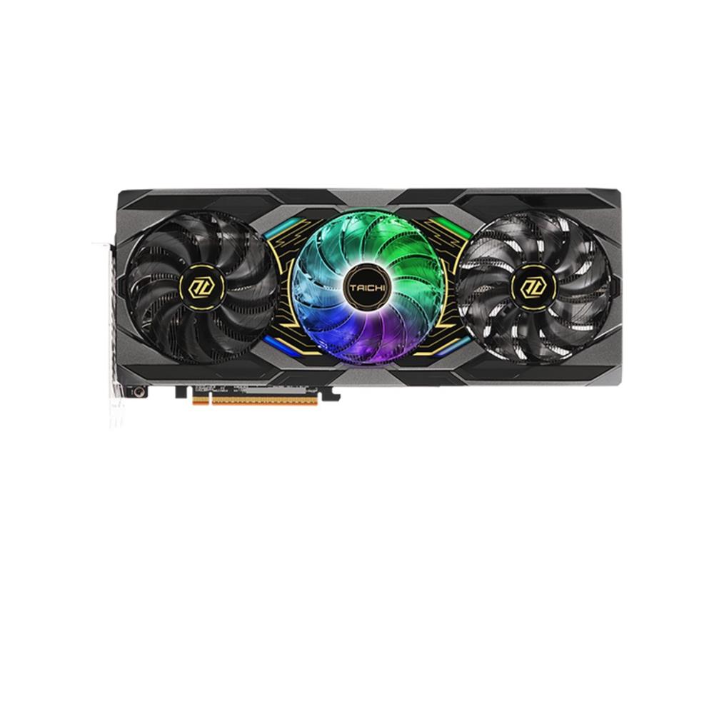 Placa de Vídeo ASRock Radeon RX 9070 XT Taichi OC, 16GB, GDDR6, 256-Bits, PCI Express 5.0, LEDs ARGB, Preto