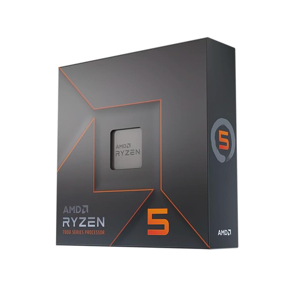 Processador AMD Ryzen 5 7600X, 4.7GHz (5.3GHz Turbo), 6-Core 12-Threads, Cache 38MB, AM5
