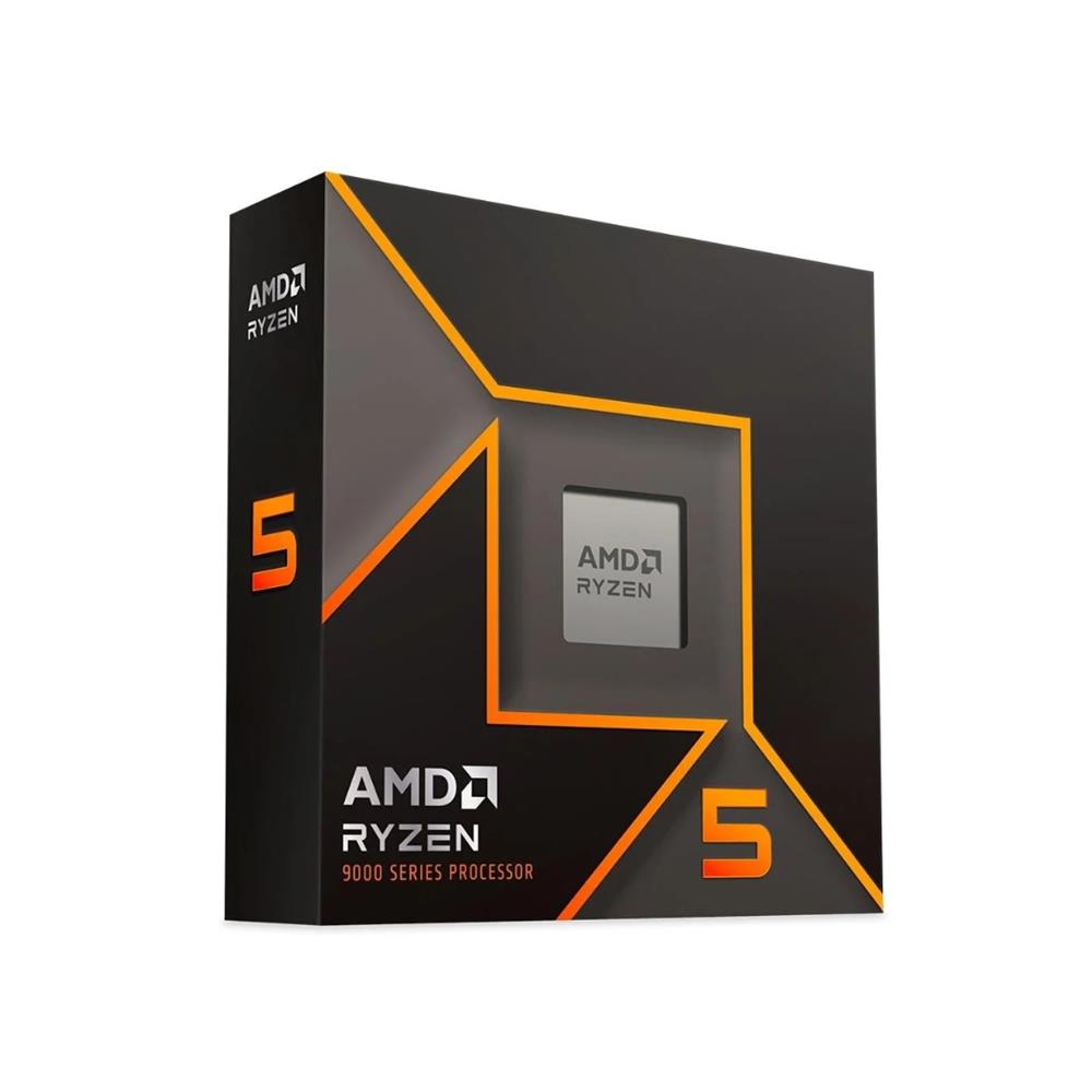 Processador AMD Ryzen 5 9600, 6 Núcleos, 12 Threads, até 5.2GHz, Cooler Incluso, Socket AM5