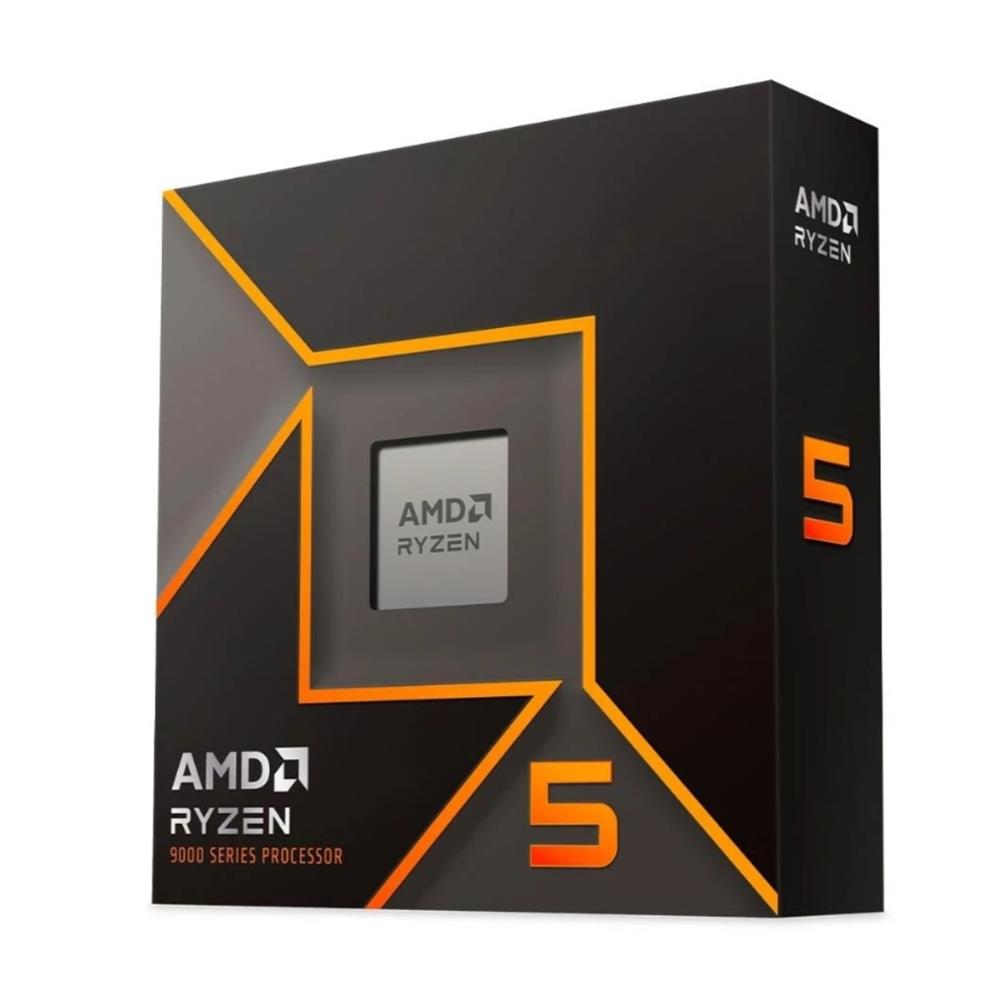 Processador AMD Ryzen 5 9600, 6 Núcleos, 12 Threads, até 5.2GHz, Cooler Incluso, Socket AM5