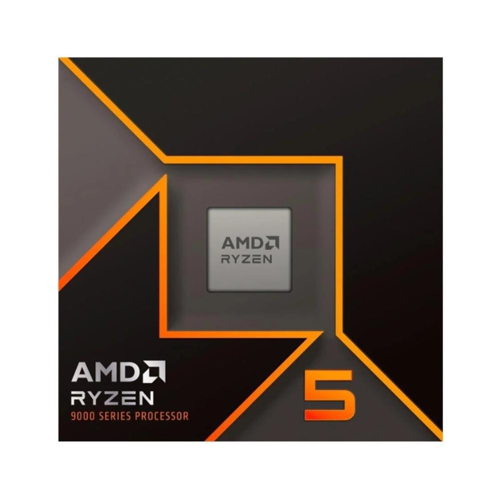 Processador AMD Ryzen 5 9600, 6 Núcleos, 12 Threads, até 5.2GHz, Cooler Incluso, Socket AM5