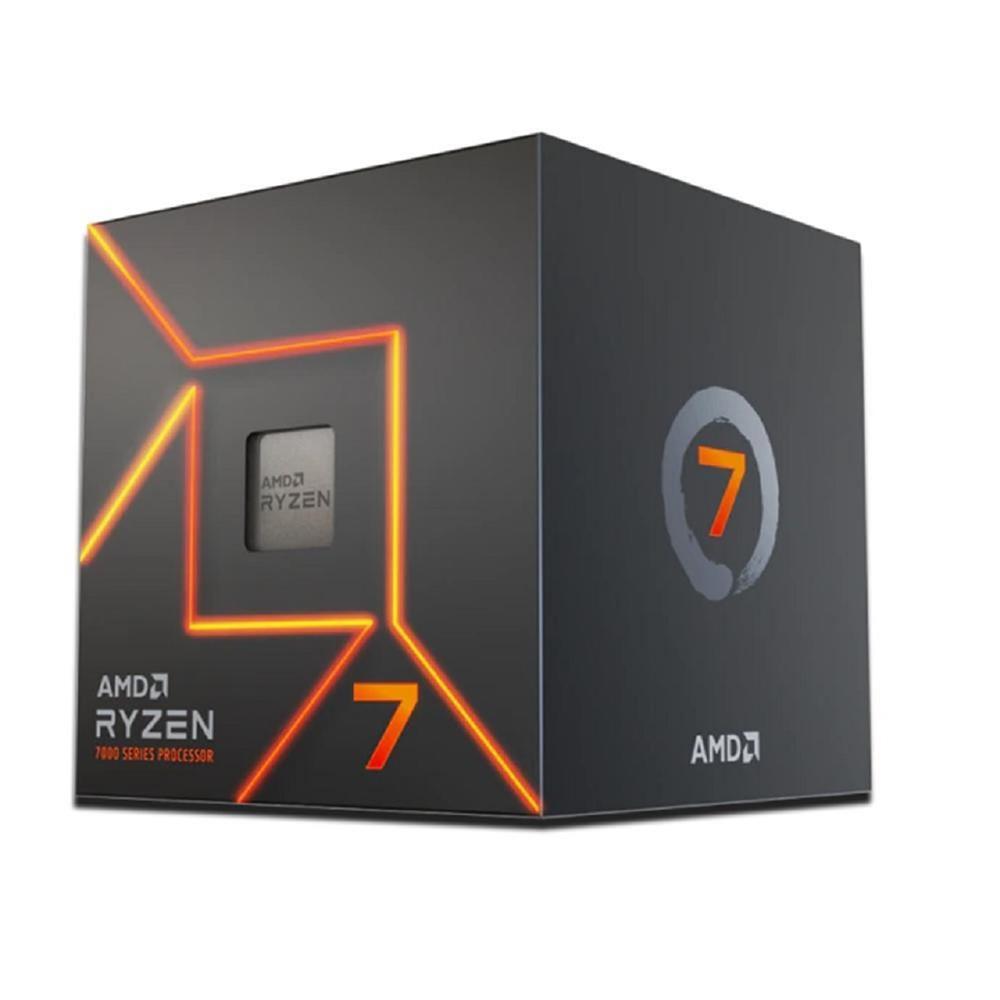 Processador AMD Ryzen 7 7700, 3.8GHz (5.3GHz Turbo), 8-Core 16-Threads, Cache 40MB, AM5