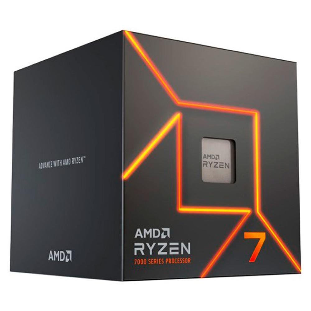 Processador AMD Ryzen 7 7700, 3.8GHz (5.3GHz Turbo), 8-Core 16-Threads, Cache 40MB, AM5