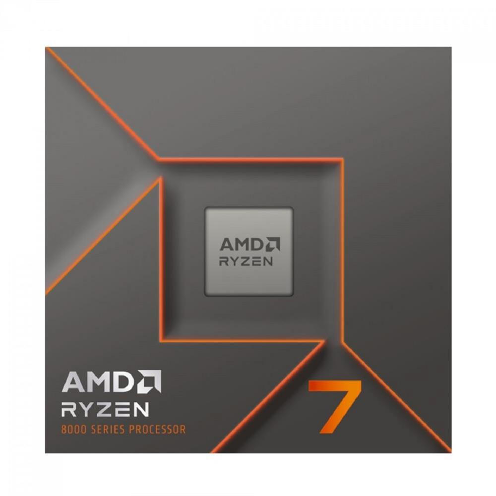 Processador AMD Ryzen 7 8700F, 4.1GHz (5.0GHz Turbo), 8-Cores 16-Threads, AM5, Com Cooler, 100-100001590BOX

