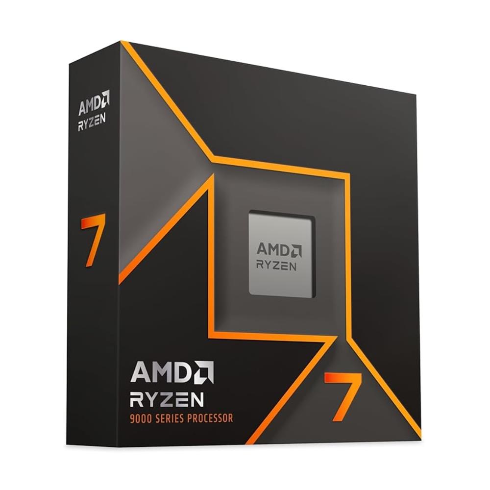 Processador AMD Ryzen 7 9700X, 3.8GHz (5.5GHz Turbo), 8-Cores 16-Threads, AM5, Sem Cooler