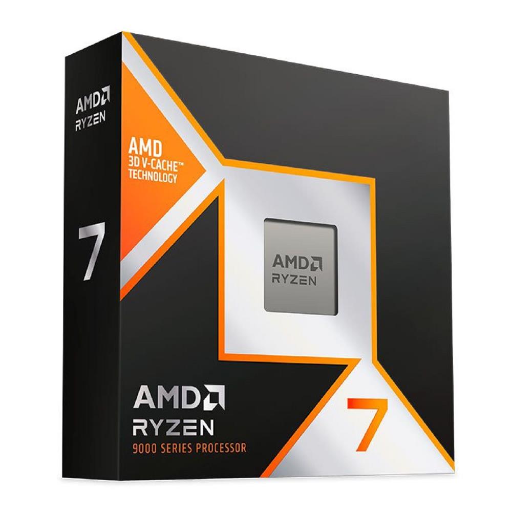 Processador AMD Ryzen 7 9800X3D, 4.7 GHz (5.2GHz Turbo), 104MB, Cache AM5, - 100-100001084WOF
