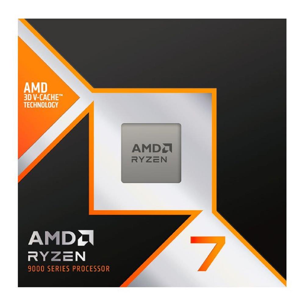 Processador AMD Ryzen 7 9800X3D, 4.7 GHz (5.2GHz Turbo), 104MB, Cache AM5, - 100-100001084WOF
