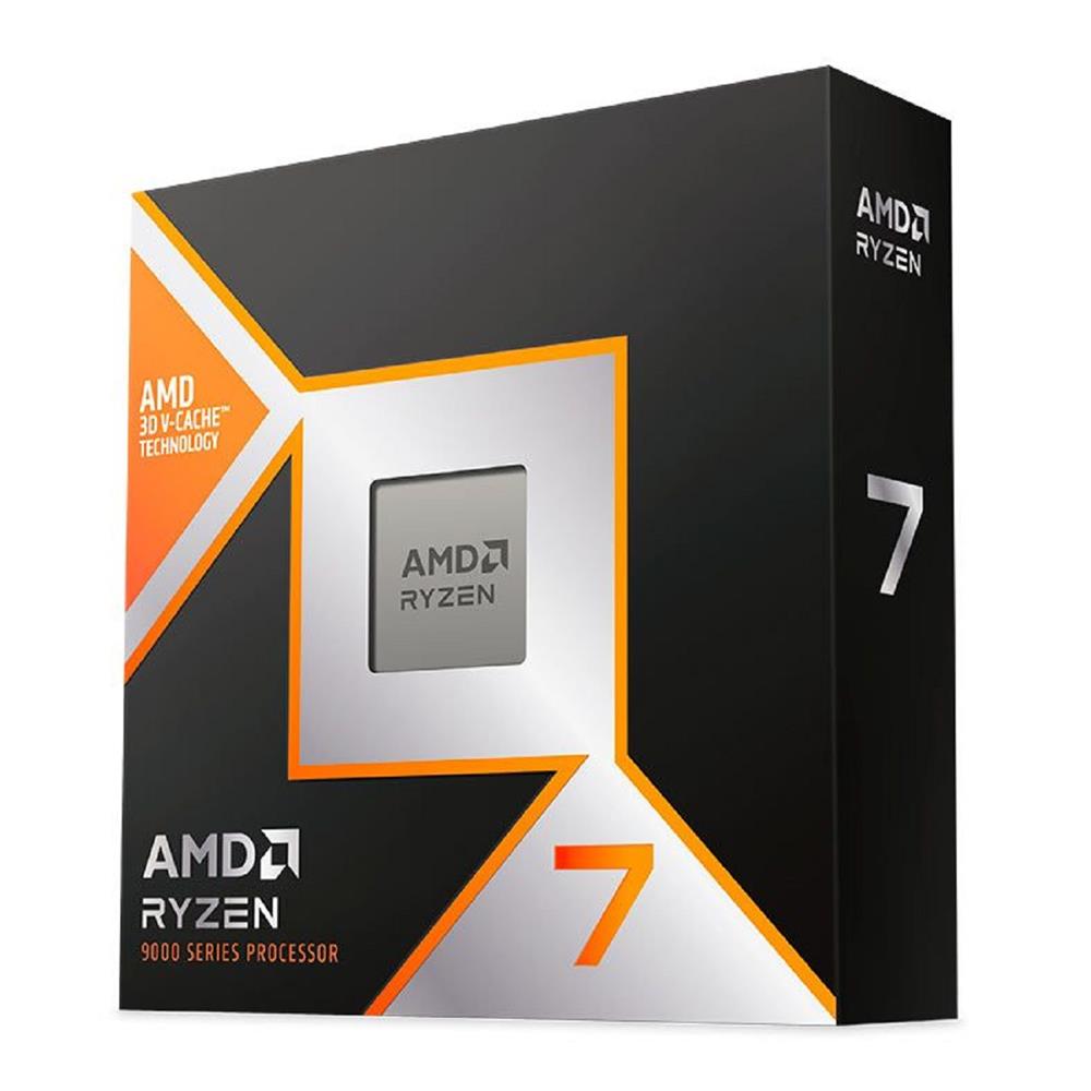 Processador AMD Ryzen 7 9800X3D, 4.7 GHz (5.2GHz Turbo), 104MB, Cache AM5, - 100-100001084WOF
