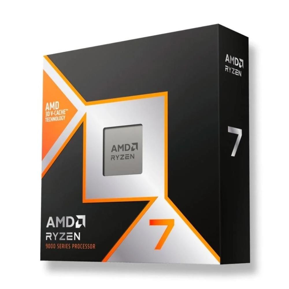 Processador AMD Ryzen 7 9800X3D, 4.7 GHz (5.2GHz Turbo), 104MB, Cache AM5, - 100-100001084WOF
