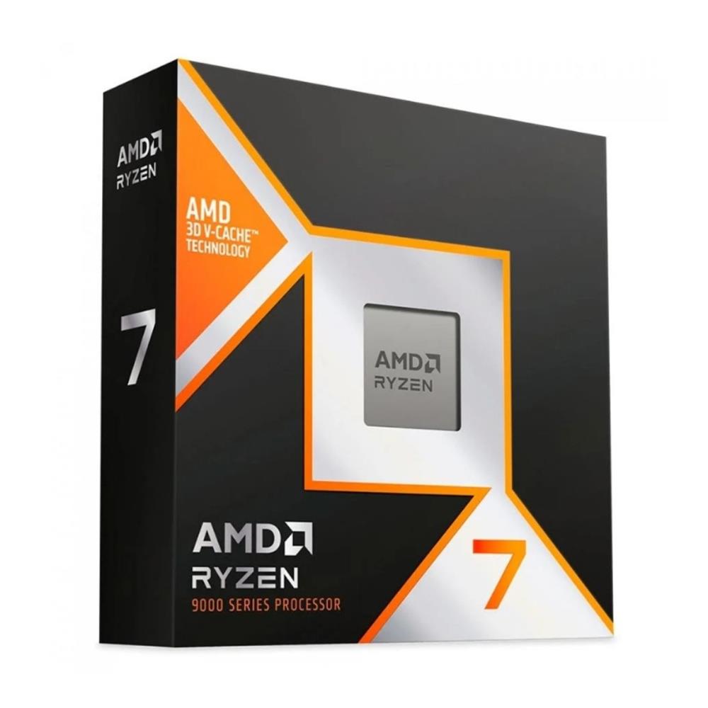 Processador AMD Ryzen 7 9800X3D, 4.7 GHz (5.2GHz Turbo), 104MB, Cache AM5, - 100-100001084WOF
