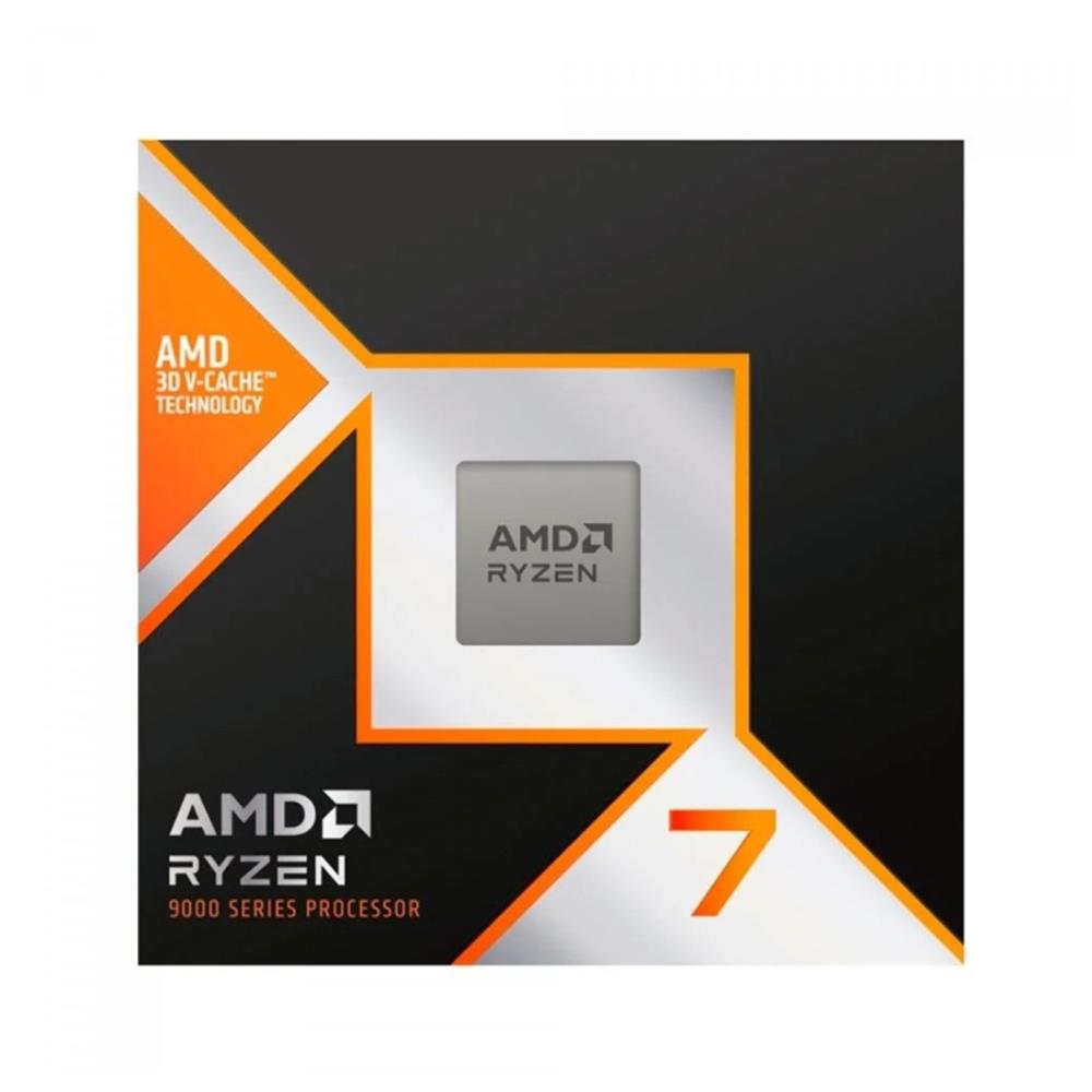 Processador AMD Ryzen 7 9800X3D, 4.7 GHz (5.2GHz Turbo), 104MB, Cache AM5, - 100-100001084WOF
