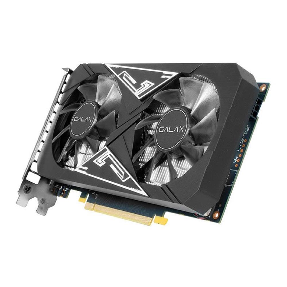 Placa de Vídeo Galax GeForce GTX 1650 EX Plus (1-Click OC), 4GB, GDRR6, 128-Bit, Preto