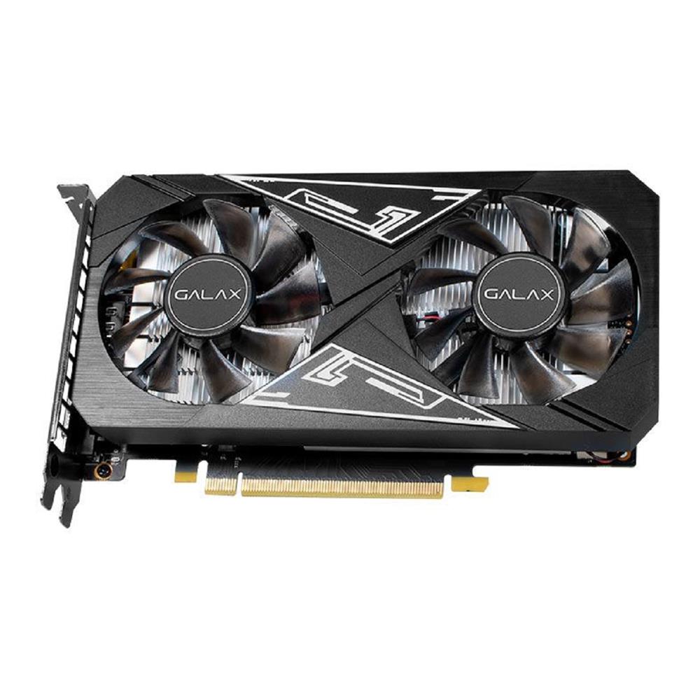 Placa de Vídeo Galax GeForce GTX 1650 EX Plus (1-Click OC), 4GB, GDRR6, 128-Bit, Preto