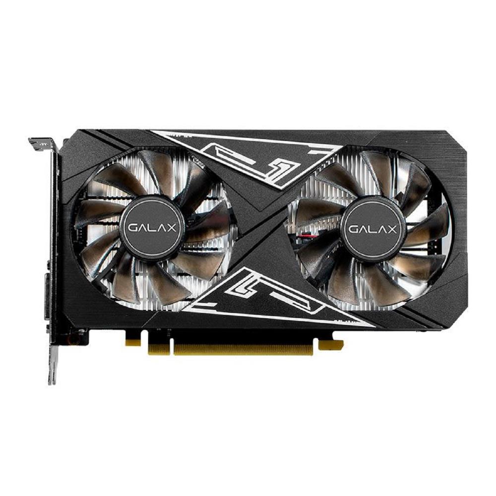 Placa de Vídeo Galax GeForce GTX 1650 EX Plus (1-Click OC), 4GB, GDRR6, 128-Bit, Preto