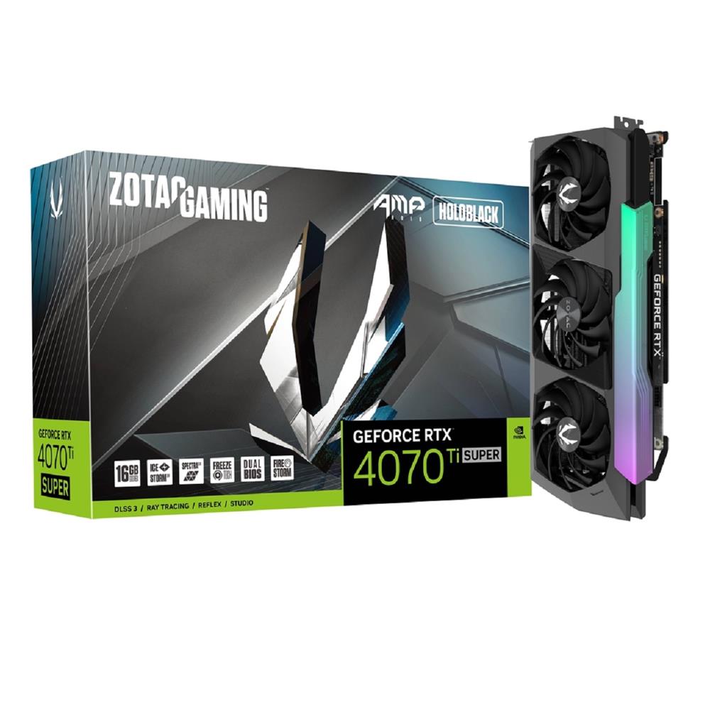 Placa de Video Zotac GeForce RTX 4070 Ti Super 16G - CHIPART LTDA