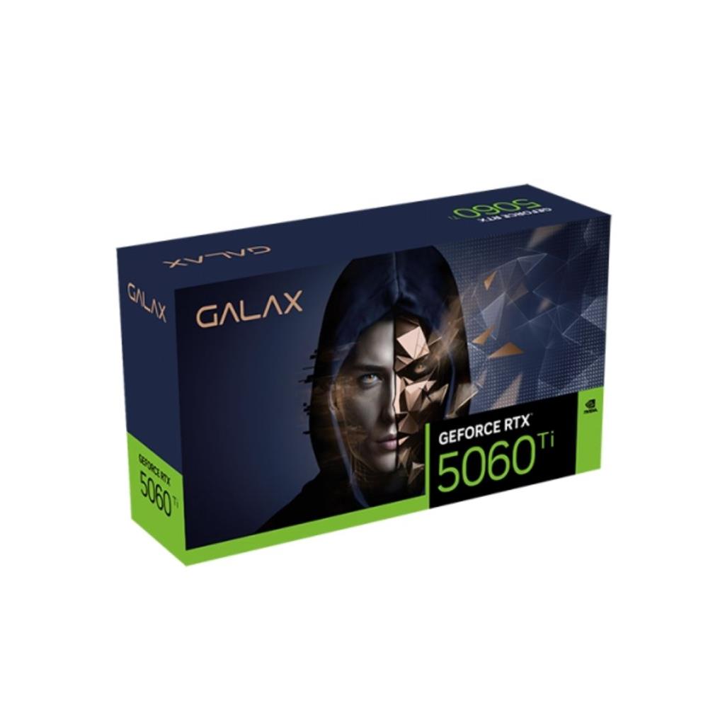Placa de Vídeo GALAX, GeForce RTX 5060 Ti, 8GB GDDR7, 128-Bit, Ray Tracing, DLSS 4, 1-Click OC
