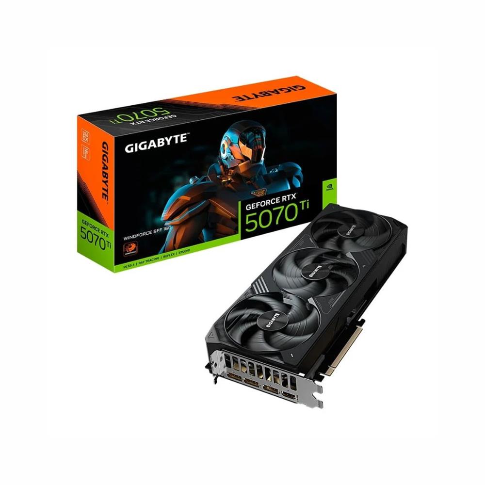Placa de Vídeo Gigabyte RTX 5070 Ti WINDFORCE SFF - CHIPART LTDA