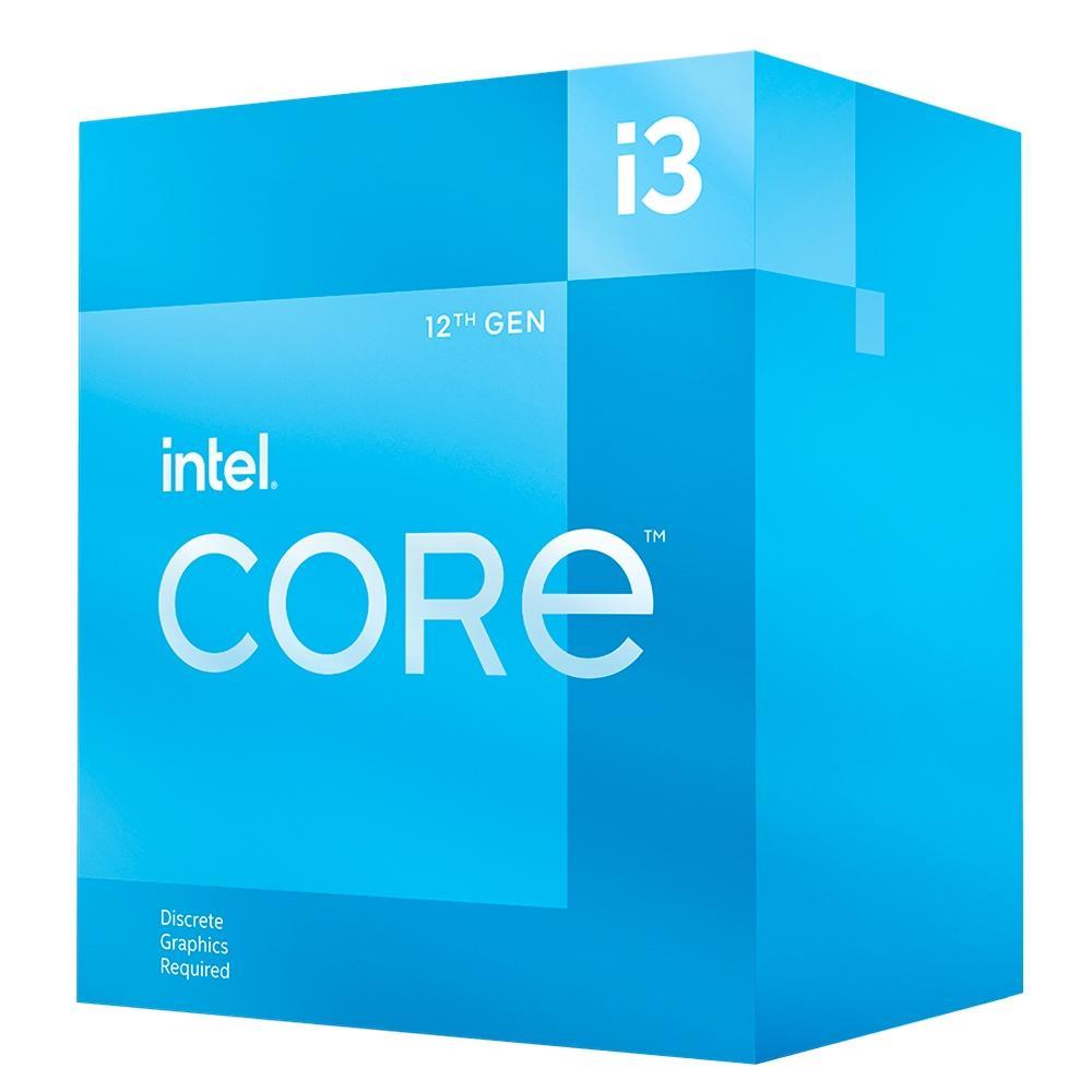 Processador Intel Core i3-12100F, 3.3GHz (4.3GHz Turbo), 4-Core 8-Threads, Cache 12MB, LGA 1700