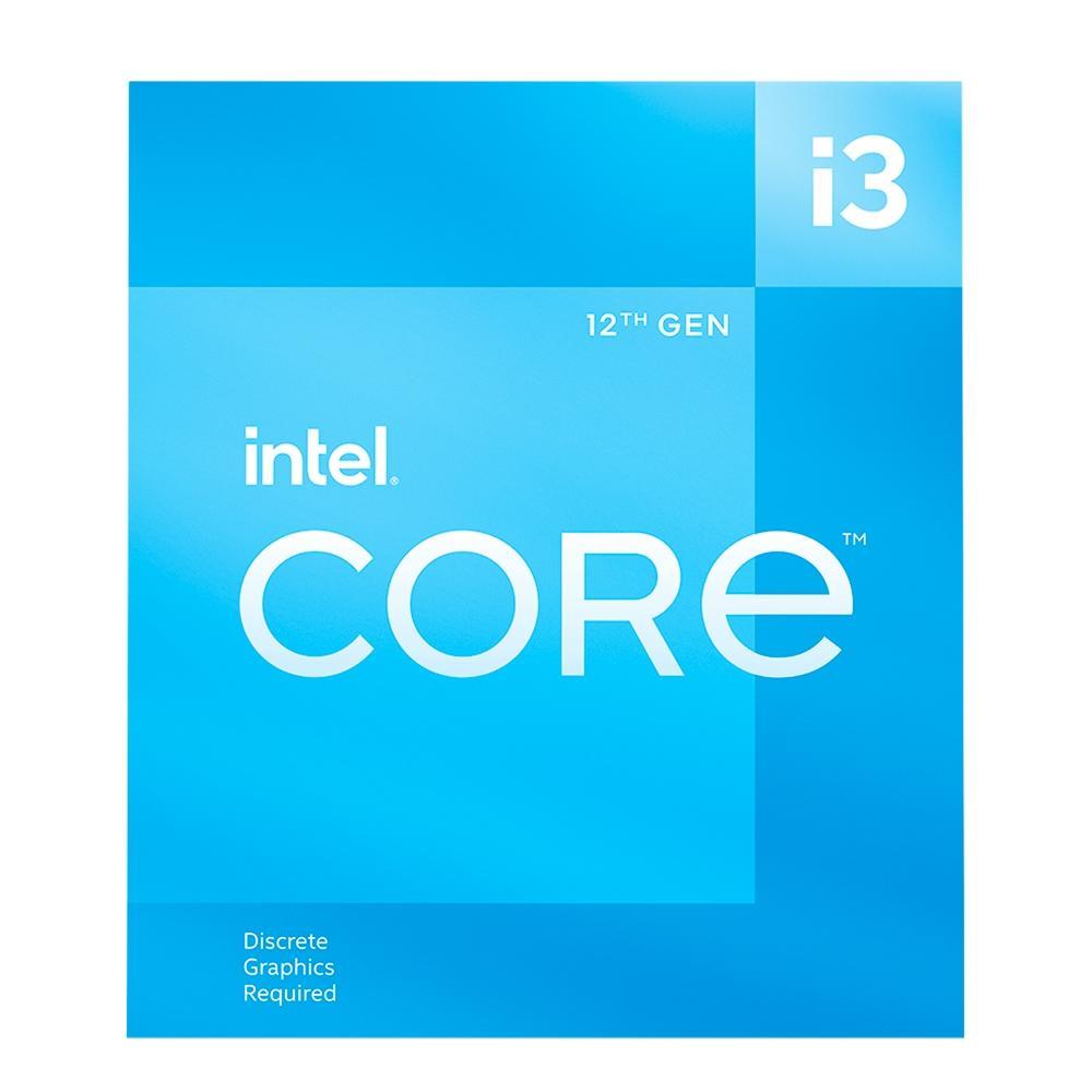 Processador Intel Core i3-12100F, 3.3GHz (4.3GHz Turbo), 4-Core 8-Threads, Cache 12MB, LGA 1700