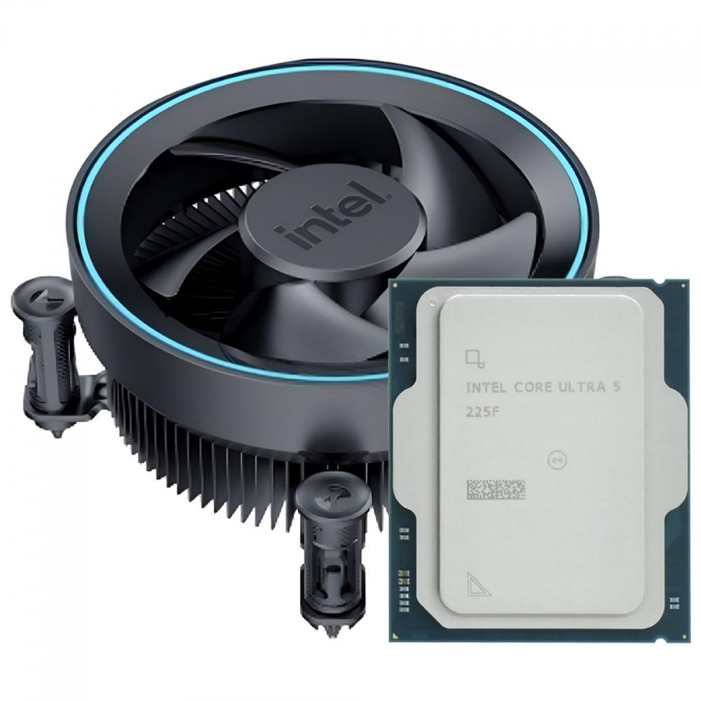 Processador Intel Core Ultra 5 225F, 4.9 GHz, 20MB Cache, LGA1851, 10 Núcleos, 14 Threads - BX80768225F