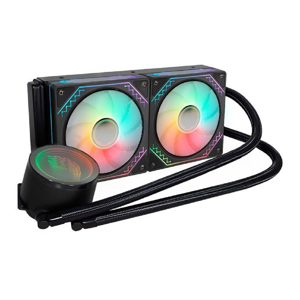 Water Cooler K-Mex Infinite Space WAC7, ARGB, 240mm, Intel, AMD, Preto