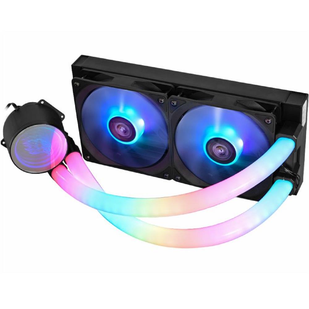 Water Cooler K-Mex WAC4, ARGB, 240mm, Intel, AMD, Preto