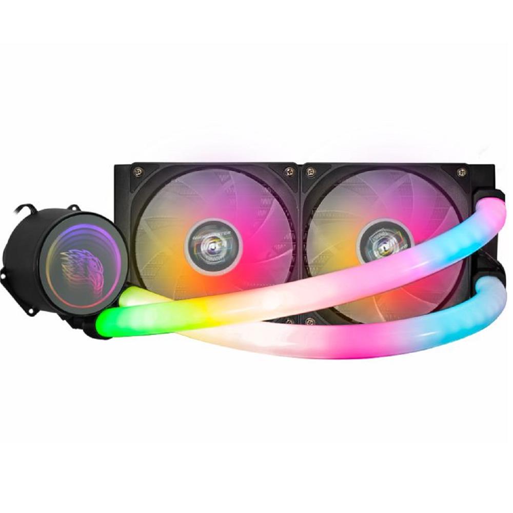Water Cooler K-Mex WAC4, ARGB, 240mm, Intel, AMD, Preto