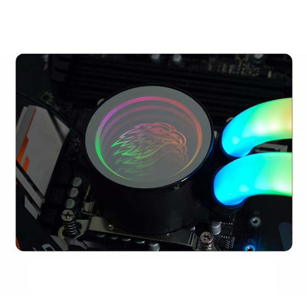 Water Cooler K-Mex WAC4, ARGB, 240mm, Intel, AMD, Preto