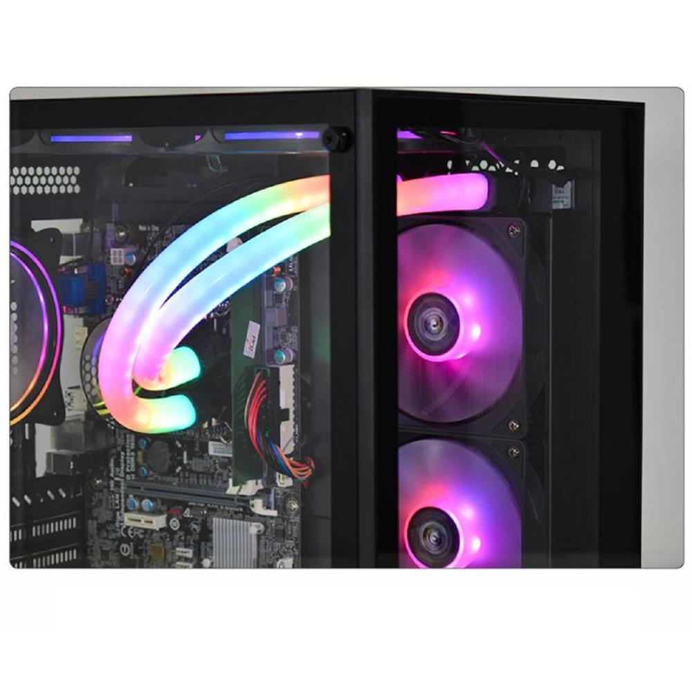 Water Cooler K-Mex WAC4, ARGB, 240mm, Intel, AMD, Preto