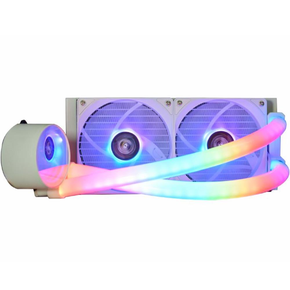 Water Cooler K-Mex WAC5, ARGB, 240mm, Intel, AMD, Branco