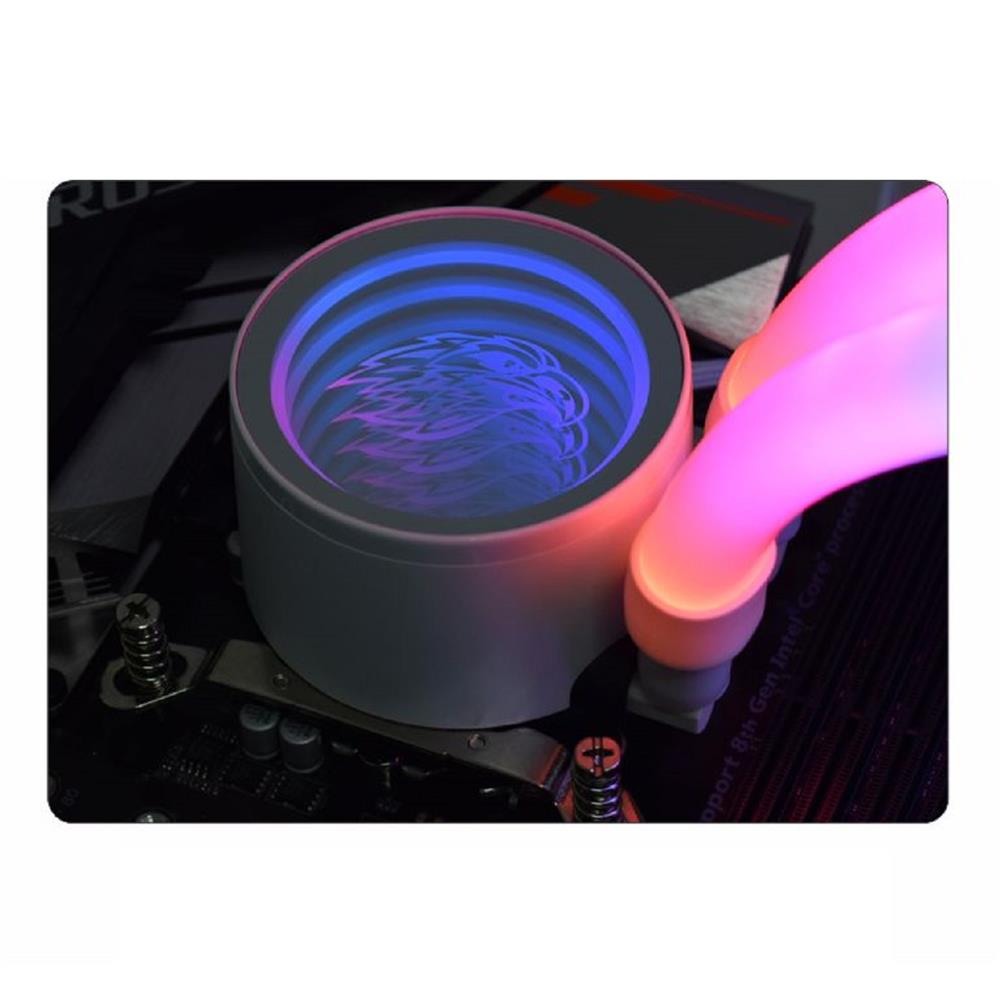 Water Cooler K-Mex WAC5, ARGB, 240mm, Intel, AMD, Branco