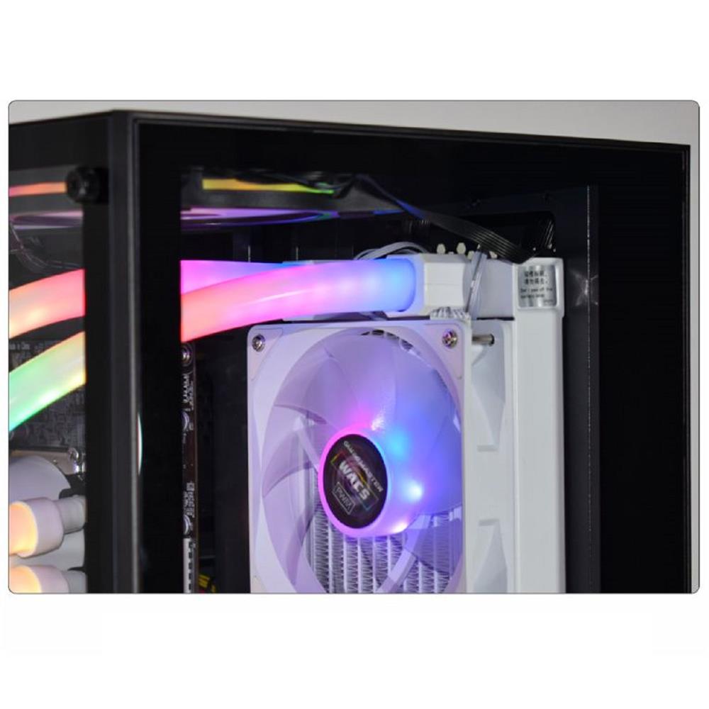 Water Cooler K-Mex WAC5, ARGB, 240mm, Intel, AMD, Branco